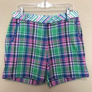 LADY HAGEN Women’s Plaid Golf Shorts